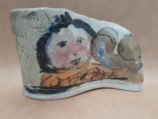 Voldemar Volkoff (1932-2007) sculptuur - Vallauris aardewerk vintage Frankrijk