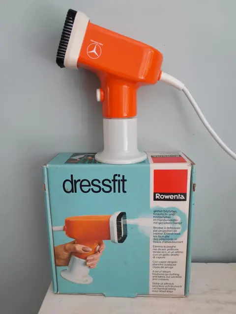 vintage Rowenta Dressfit stoomapparaat - oranje