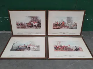 Fox Hunting - J.F. Herring -  set of 4 framed prints