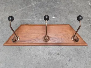 art deco kapstok - 3 haken - 1930s