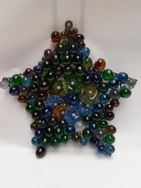 vintage glazen ster ornament