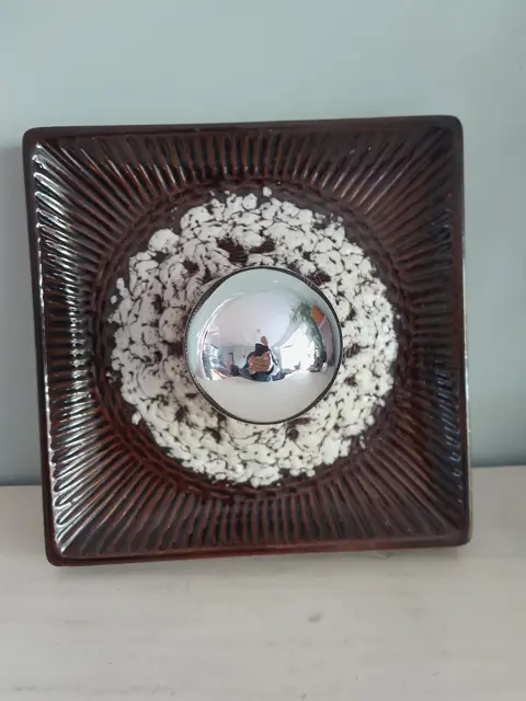 Vintage West Germany design ceramic wall / ceiling lamp , 1970’s - Bay - 553 25 - Mid Century
