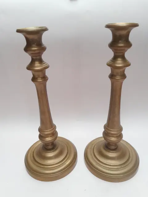 Vintage messing Kandelaars - set van 2