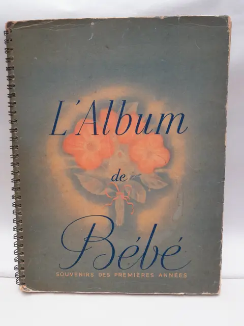 vintage L'Album de Bebe - souvenirs des premières années - Nestlé - Paris