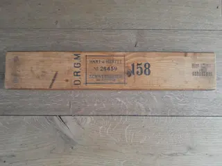 Antieke houten sigarenpers - Duitsland "Hart & Hertel Schwetzingen" van Mannheim - Verzamelbare houten sigarenmal - 20 sigaren ~ Tabaksmal