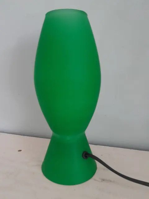 vintage Vandeheg groene glazen tafellamp uit de jaren 90