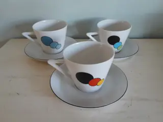 Set van 3 vintage kop en schotels Winterling Bavaria