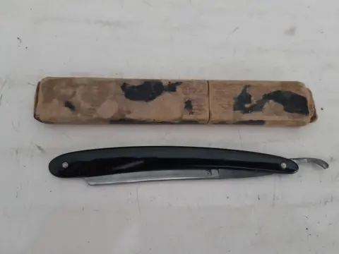 Vintage Straight Razor Emil Kronenberg Solingen - Kayser Ellison Sheffield