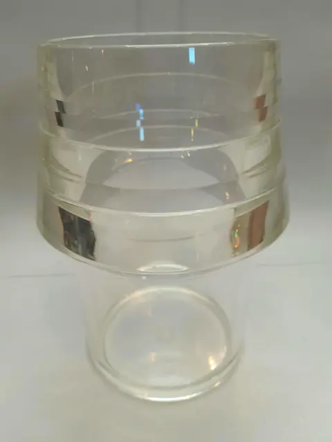 vintage Italian wine cooler - Champagne bucket - acrylic plexiglass - Alfio Di Bella