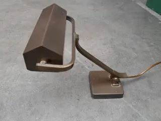 vintage pianolamp bureaulamp messing - Art deco stijl - 60s