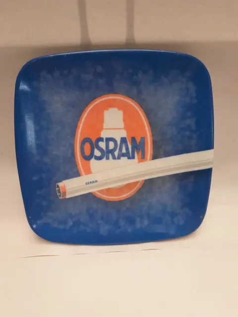 Vintage Osram reclame wisselgeld bakje voor op de toonbank - 60s