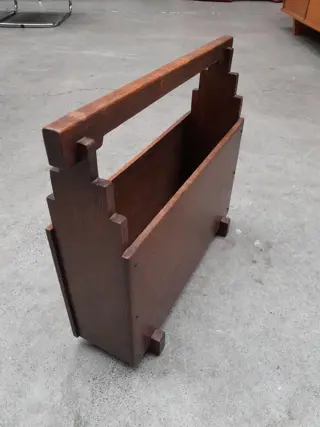 Art Deco magazine rack - 1920s 1930s
