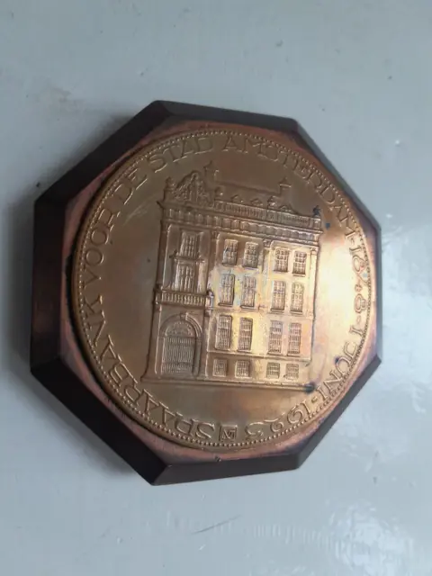 Antieke penning spaarbank voor de stad Amsterdam 1848 - 1923