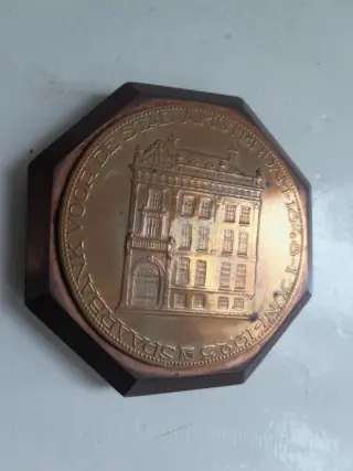 Antieke penning spaarbank voor de stad Amsterdam 1848 - 1923