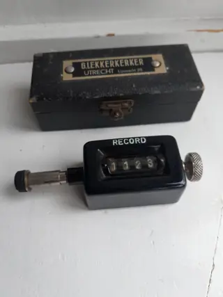 Vintage Germany Engineers Mechanical Counter RECORD