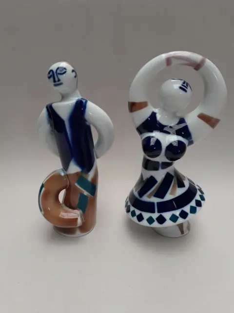 Sargadelos beeldjes dansers - set van 2