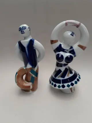 Sargadelos beeldjes dansers - set van 2