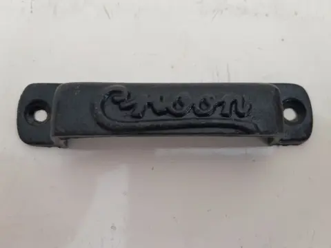 Antique Cast Iron drawer handle, drawer pull - type tray - Croon