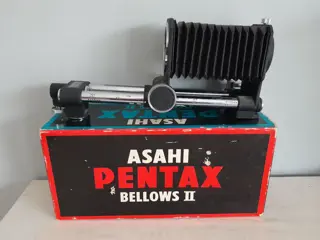 Asahi Pentax Bellows II Lens Adaptor With Box - Made In Japan