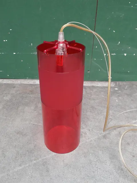 vintage Kartell Easy hanglamp rood - space age