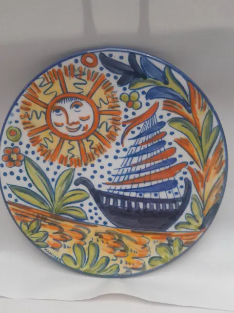 vintage bord Manises - La ceramica valenciana - José Gimeno - Italy