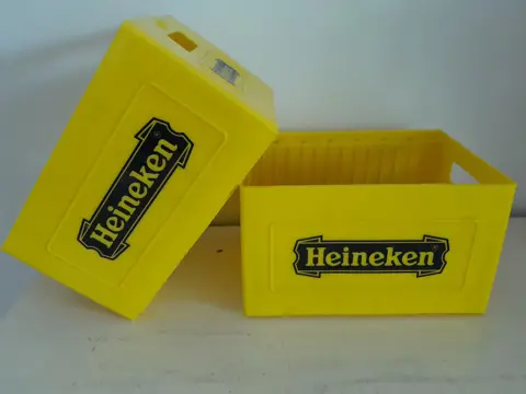 2 vintage Heineken cd kratjes - 80s 90s