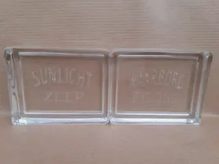 Sunlight zeep presse-papier glas 1901-2001 -  100 jaar