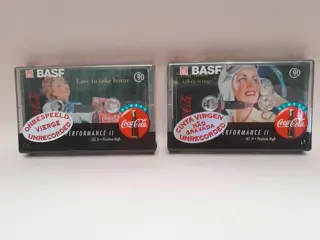 BASF Type II 90 min Limited Edition Coca-Cola cassettebandje - set van 2