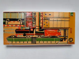 Simplex Holland Train Boat Post Toy Puzzle