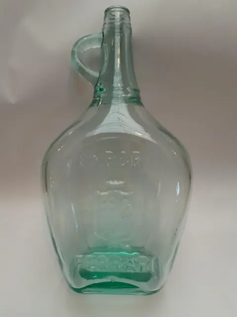 Vintage glass bottle Export Ferrari
