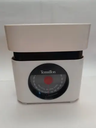 Vintage keukenweegschaal Terraillon - jaren 80 - wit - weegschaal