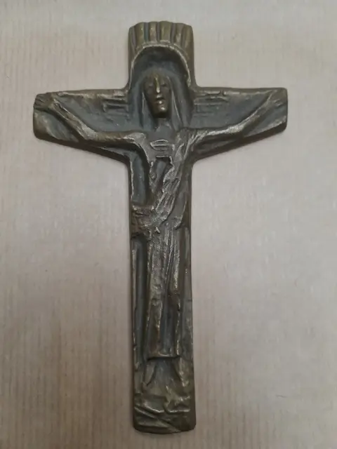 Antiek bronzen kruis crucifix