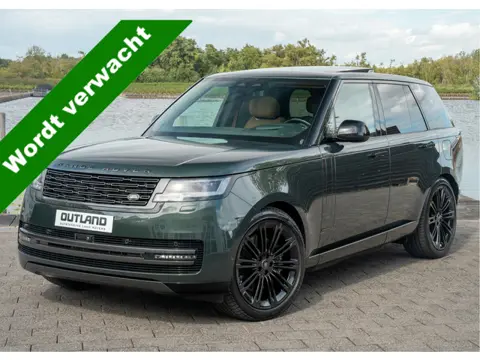 Land Rover Range Rover P550e Autobiography | VERWACHT | Belgravia Green Metallic | Cognac leder |  S