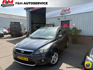 Ford Focus Wagon 1.8 Titanium Flexi Fuel Clima, cruise, navi, pdc achter, trekhaak