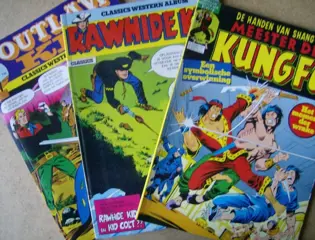 Shang-chi , rawhide kid , outlaw kid adv 2577
