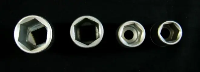 4 doppen v.dopsleutel,Padre,Nw,14/15/19/22mm,prof.kwaliteit