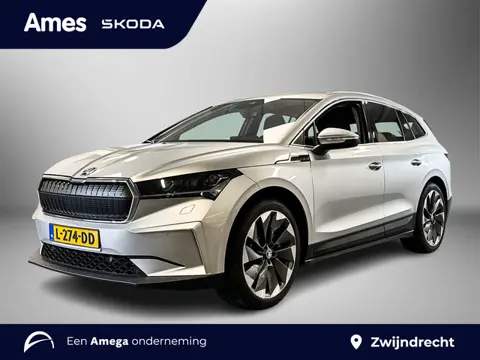 Škoda Enyaq iV 80 204pk First Edition Warmtepomp | Lichtmetalen velgen Betria Antraciet 21 inch | Zw