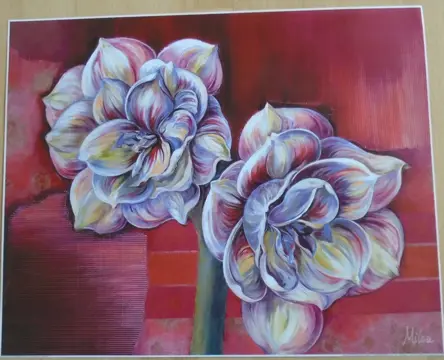 POSTER DIVERSE BLOEMEN 50X40 CM SPECIAAL 9 stuks NIEUW.