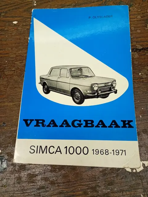 Vraagbaak Simca 1000 1968 / 1971