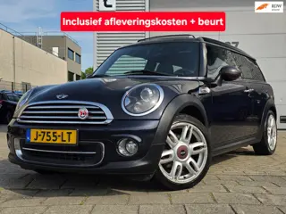 Mini Clubman 1.6 Cooper Hampton|Opendak|Stoelverwarming|Leer|Airco|Bi-Xenon