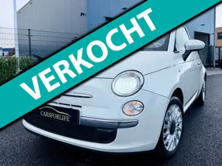 Fiat 500 1.2 Lounge Pelle Frau ( Automaat )