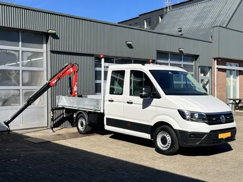 Volkswagen Crafter 35 2.0 TDI L3 Fassi Laadkraan M15A Trekhaak 3500 kg trekgewicht Airco Apple carpl