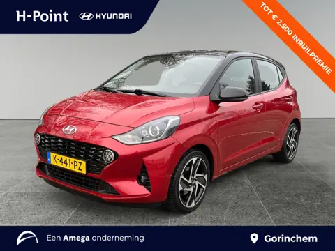 Hyundai i10 5-deurs Premium 1.0 MPI 67pk | DAKKLEUR ZWART | CLIMA | NAVI | APPLE CARPLAY / ANDROID A