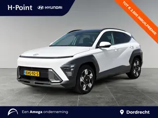 Hyundai Kona Premium Sky 1.6 GDI HEV 141pk | SCHUIF/KANTELDAK | FULL LED | PREMIUM LEDER | ADAPTIVE 