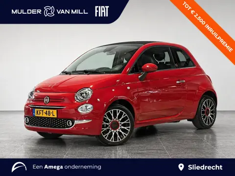 Fiat 500C Cabrio RED 1.0 Hybrid 70pk | CLIMA | NAVI | PARKEERHULP | CRUISE CONTROL | 16" LM-VELGEN |