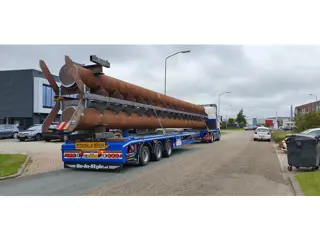Broshuis TE HUUR: Uitschuifbare Mega Oplegger 13,55 + 5,50