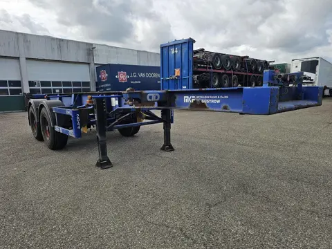 MKF Metallbau CS 20 -20 FOOT- CONTAINER CHASSIS -HEAVY DUTY- BPW DRUM -STEEL SUSPENSION- GOOD QUALIT