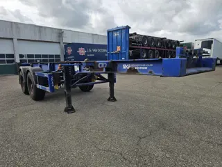 MKF Metallbau CS 20 -20 FOOT- CONTAINER CHASSIS -HEAVY DUTY- BPW DRUM -STEEL SUSPENSION- GOOD QUALIT