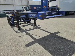 MKF Metallbau CS 20 -20 FOOT- CONTAINER CHASSIS -HEAVY DUTY- BPW DRUM -STEEL SUSPENSION- GOOD QUALIT