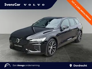 Volvo V60 2.0 T6 Plug-in hybrid AWD Plus Dark | Trekhaak | Verwarmde voorruit | Sportstoelen | 360 g